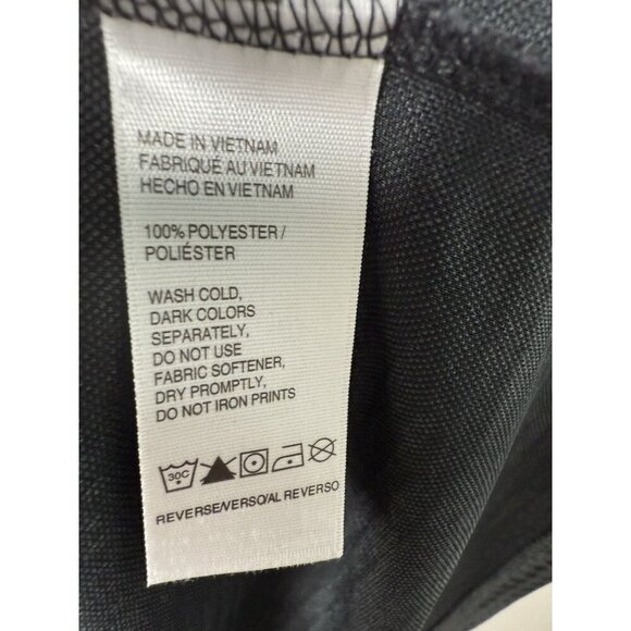 Izod Women’s Black Golf Polo/Shirt With Diamond Pattern Size XL - Picture 6 of 8